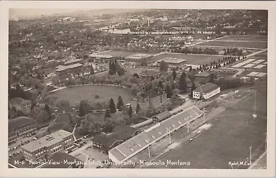 Missoula MT: RPPC Montana State University Vintage Catlin Real Photo Postcard • $13.49