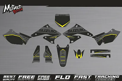 Suzuki Graphics Kit RMZ 250 2004 2005 2006 Decals Stickers Motocross Dekor Decor • $273.38