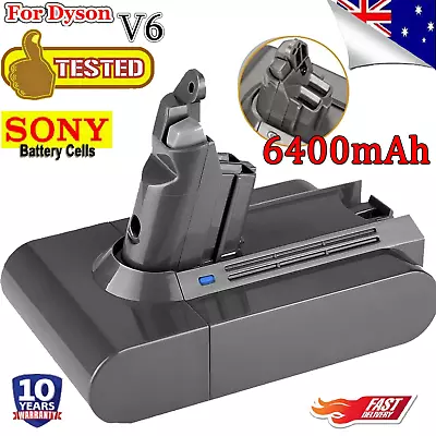 6400mAh Battery For 6.4Ah V6 DC58 DC59 DC61 DC62 Animal SV03 SV04 SV06 SV09 DC72 • $28.49