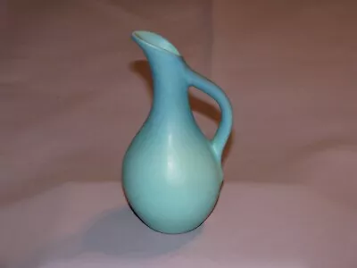 Vintage Van Briggle Art Pottery Small Pitcher / Ewer Turquoise Two Tone 7  Tall • $36