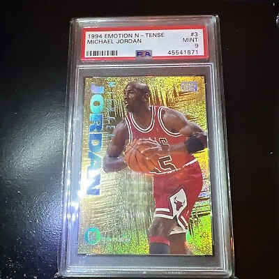 1994 Emotion N Tense Michael Jordan PSA 9 #45 Jersey • $599