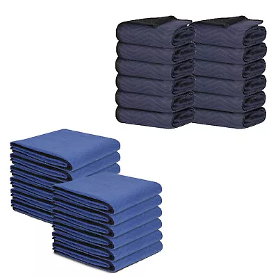 80 X72  Moving Blankets Quilted Shipping Furniture Pads 35lb/dz 12/24/48PCS  • $62.58