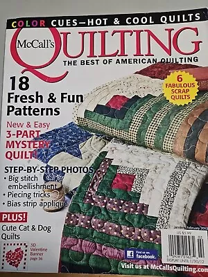 McCall's Quilting Magazine January/February 2012 18 Fresh & Fun Patterns  • $2.50