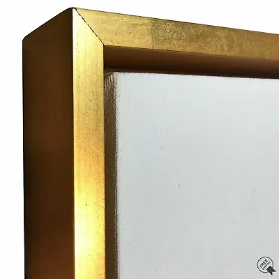 $49.99 • Buy Gold Floater Frame For 1.5  Deep Canvas