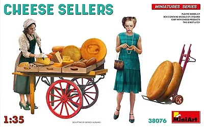 MIN38076 - Miniart 1:35 - Cheese Sellers • £15.50