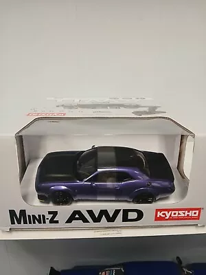 Kyosho Mini Z Awd Dodge Challenger Srt Hellcat Purple • $199.05