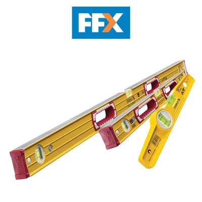 £146.35 • Buy Stabila 196-2 Spirit Level 3 Piece Set 1200mm, 600mm And 250mm Torpedo Level