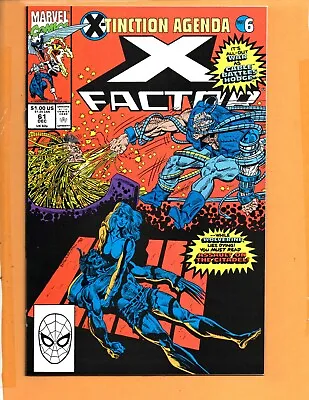 $9.95 • Buy X-Factor #61 X-Tinction Agenda X-Men New Mutants VF+ To VF/NM