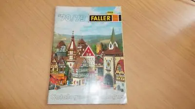 AJ293: Faller 1978/79 Catalogue HO & N Gauge - In English • £8