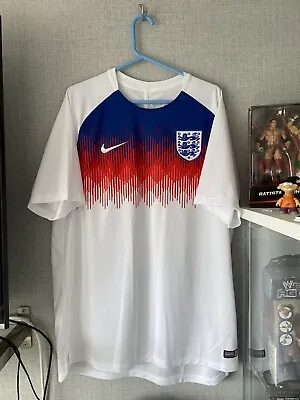 £49.99 • Buy England Football Shirt 2018 Pre Match Soccer Jersey  World Cup