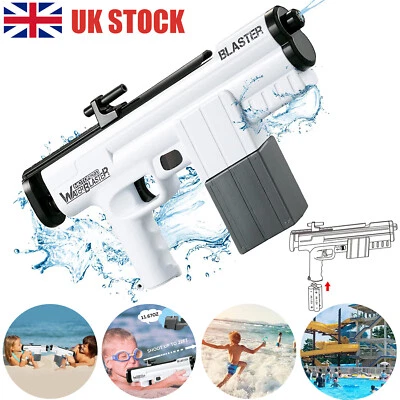 £19.90 • Buy Electric Battery Max Power Automatic Soaker Water Gun Pistol Outdoor Summer Toy