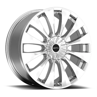 Motiv 20x8.5 Wheel Chrome 436C 5x108/5x112 +40mm Aluminum Rim • $320.99