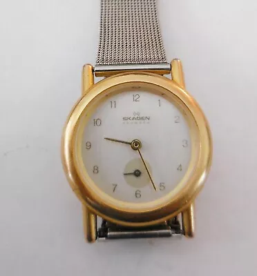 Vintage Denmark Skagen Watch Working Design Needs Battery Water Resistant • $9.99