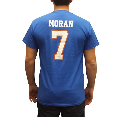 Alex Moran #7 Mountain Goats Jersey T-Shirt Blue State Football Costume Uniform • $16.89
