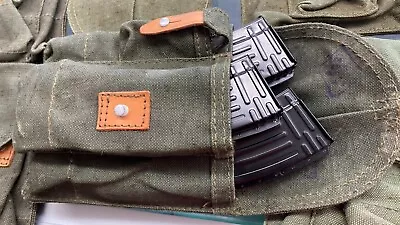 AAK3-CELL MAG POUCH NEW POLISH MILITARY RADOM FACTORY 7.62x39 5.45x39    • $29.73