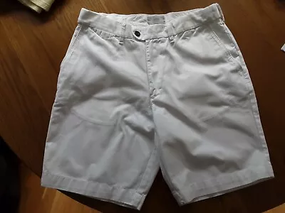 M &S Mens Chino Shorts White Size 32 Hardly Worn 100% Cotton Casual Style(B19/14 • £7.50