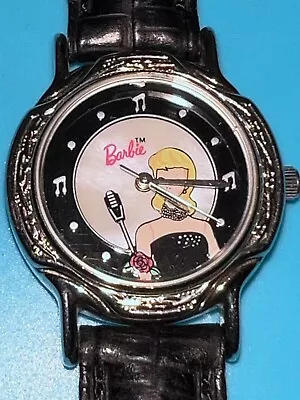 Womens Rare Barbie Solo In The Spotlight Fossil Watch And Pink Piano Vintage • $69.99