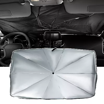 Foldable Car Windshield Sunshade Umbrella Front Windscreen Cover.Visor Sun Shade • $13.99