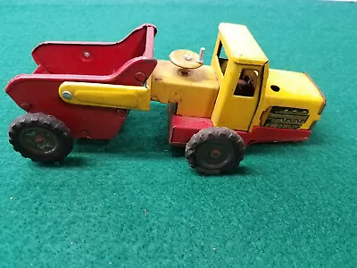 Vintage Line Mar Toys Hopper Dump Truck JAPAN RED YELLOW MISSING TIRE • $64.95