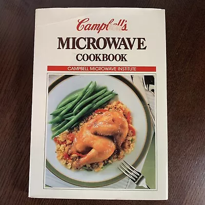 Campbell's Microwave Cookbook 1988 Vintage HC DJ Cheesecake Pie Polenta  • $12.12