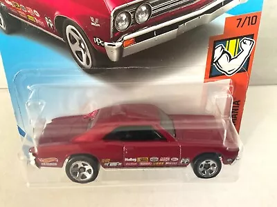 Hot Wheels 67 CHEVELLE SS 396 - 2019 Muscle Mania #157 - Red • $3.99