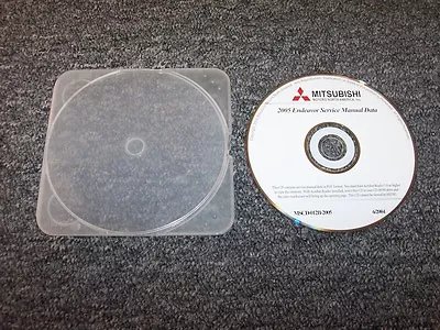 2005 Mitsubishi Endeavor Shop Service Repair Manual DVD LS XLS Limited 3.8L V6 • $55.30