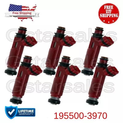 OEM Denso Fuel Injectors For 2001-2002 Mitsubishi Montero 3.5L V6 195500-3970 6x • $161.99