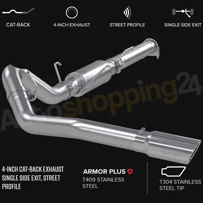 MBRP S6108409 4  Catback Exhaust For 2004-2007 Dodge Ram 2500/3500 5.9L Cummins • $549.99