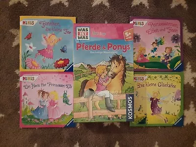 NEW German Mini Children's Books + Pferde Ponys Game Wissensspiel Spiel Deutsch • £5.99