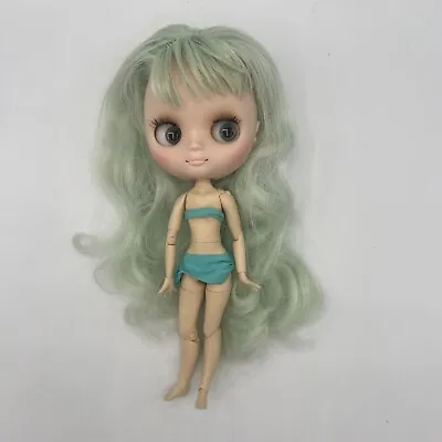 Hasbro CWC Blythe Doll 2010 Middie TOMY LTD 8” Blue Hair Eyes Move Joints • $49.99