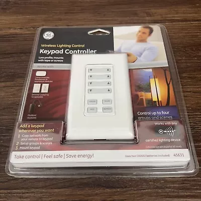 GE Wireless Lighting Control ZWave Keypad Controller 45631 / ZW5301 (Sealed) • $44.63