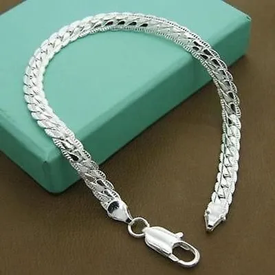 Special Price Wholesale Hot Silver Men/Women Chain Bracelet/Bangle Jewelry Gift • $3.67