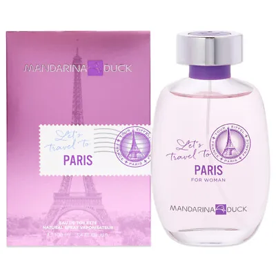 $11.03 • Buy Mandarina Duck Lets Travel To Paris EDT Spray 3.4 Oz Ladies Fragrance