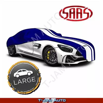 Premium SAAS Show Car Cover For Ford Mustang GT Fastback 2015-20 Blue 5.0m • $126.45