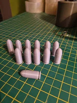 £6.99 • Buy 3d Printed Replica Lifesize 45 Cal Bullets For Cosplay Fancydress Or Movie Prop
