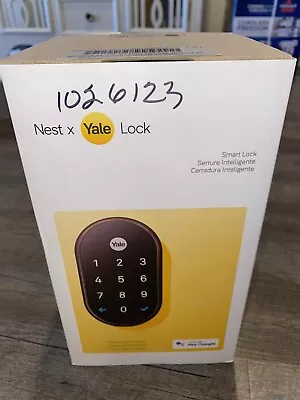 NEW Nest X Yale Lock Oil Rubbed Bronze With Google Nest Connect RB-YRD540-WV-0BP • $165