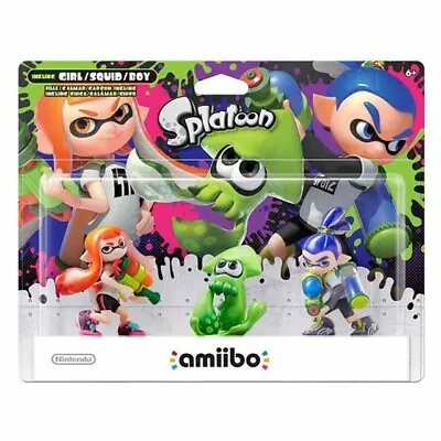 $199.95 • Buy Nintendo Switch Amiibo Splatoon 2 Squidling 3 Pack BNIB