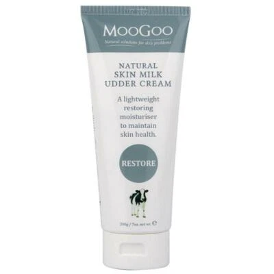 $19.90 • Buy MOOGOO SKIN MILK UDDER CREAM 200G  Natural Light Weight Restoring Moisturiser