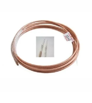 10m RG316 RF Coax Coaxial Cable Connector 50ohm Shielded Pigtail Extension Lead • £11.90