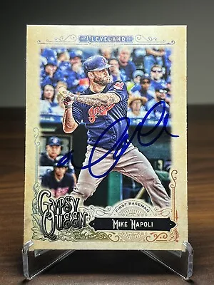 Mike Napoli Signed Autographed 2017 Topps Gyspy Queen Baseball Card #129 Auto • $7.75