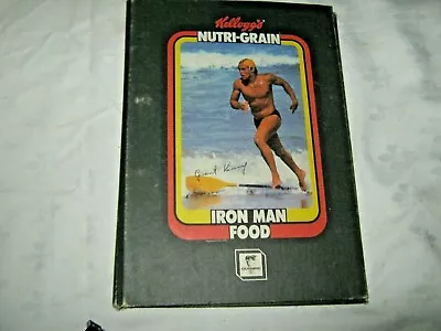 A Rare Olympic Stationery Kellogg's Nutri Grain Iron Man Food Ring Bind Folder • $12