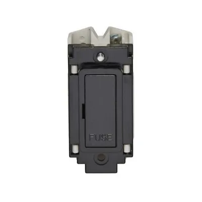 Crabtree 4436/BK Fuse Holder Unit 13amp Grid Switch Module Black Trim • £5