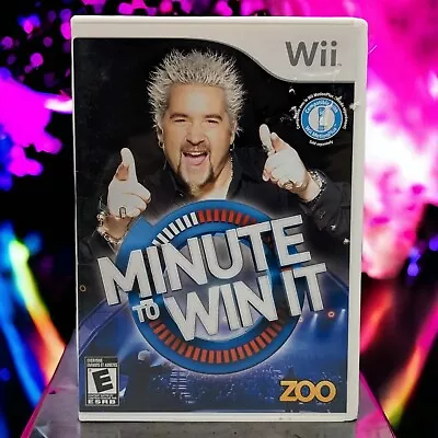 Minute To Win It Nintendo Wii 2010 COMPLETE TESTED • $5.99