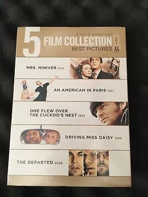 5 Film Collection Best Pictures DVD 5-Disc Departed Mrs.Miniver New  Sealed • $4.50