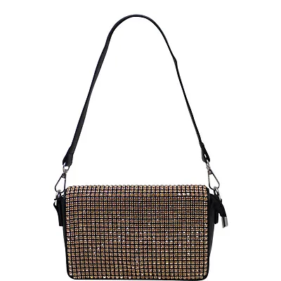 £25.99 • Buy Rhinestones Encrusted Nightout Party Shoulder Bag Women Crossbody Handbag  2145