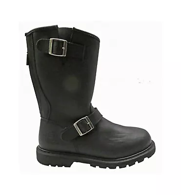 Men's Milwaukee Raider Size 9 EE Engineer Motorcycle Boot MB459 Rear Zipper New • $89.99