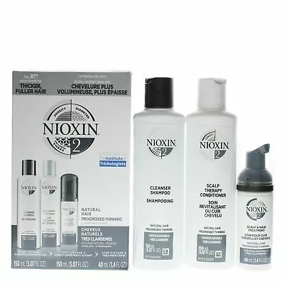 Nioxin System 2 Natural Hair Progressed Thinning Trial Kit • $20.50