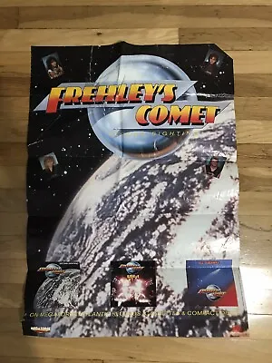 Frehley's Comet 1987 Original Vintage Promotional Poster RARE • £94.99