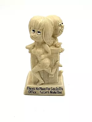 R & W Berries Figurine There No Place For Sex In The Office So Let Make One 1971 • $9.99