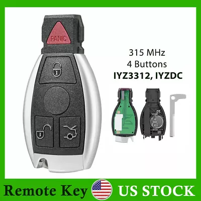 For Mercedes Benz C230 Remote Car Key Fob 4B IYZDC 2001 2002 2003 2004 2005 2006 • $17.39